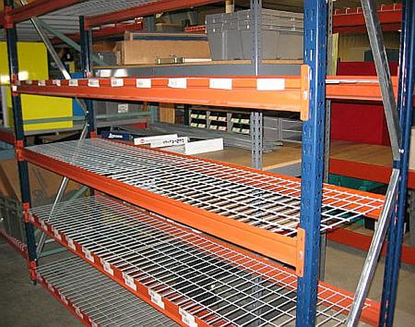 24 X 96 7 Tall Mecalux Wide Span Shelving Used Welter Storage 24 X96 Mecaulx Wide Span Shelving Used