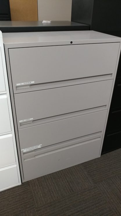 4 Drawer Flipper Lateral File Used Welter Storage