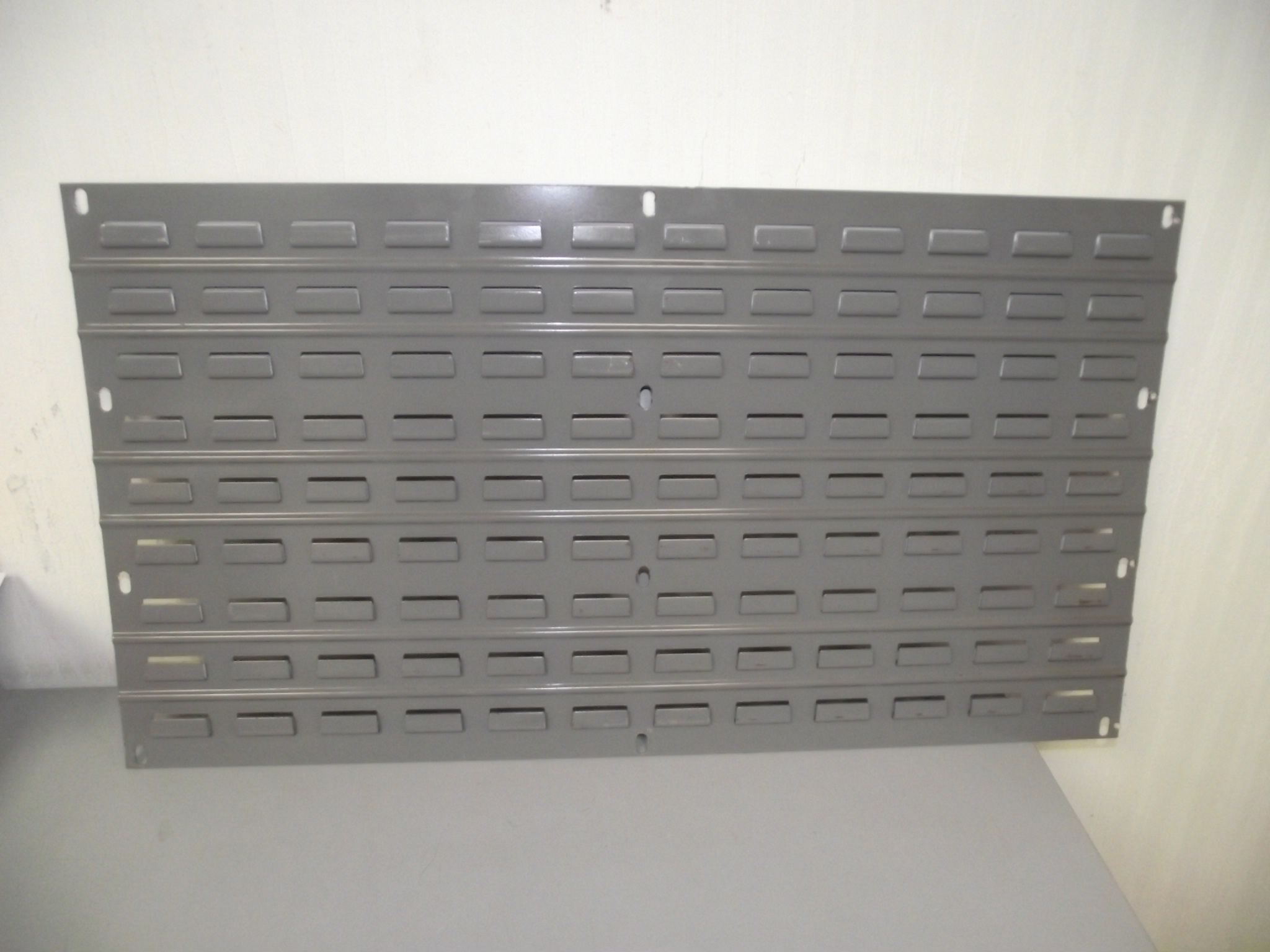 Louvered 19”x35” Steel Wall Plates (For Hanging Parts Bins) – Used - Welter  Storage